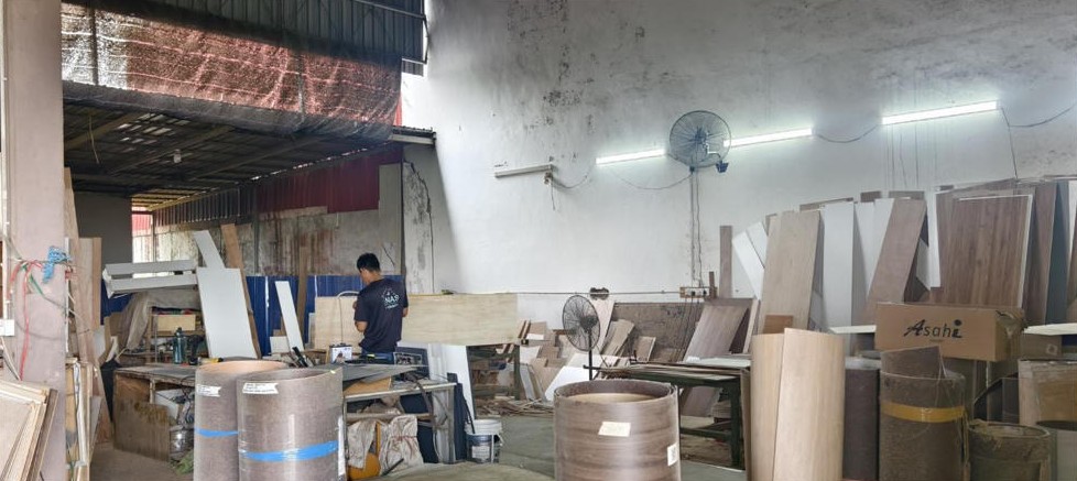 Nas Design millwork factory in Miri